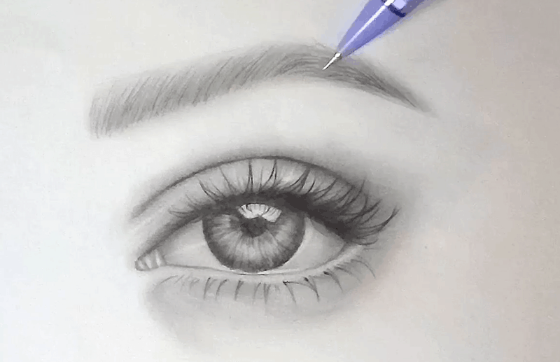 Augenbrauen zeichnen 4
