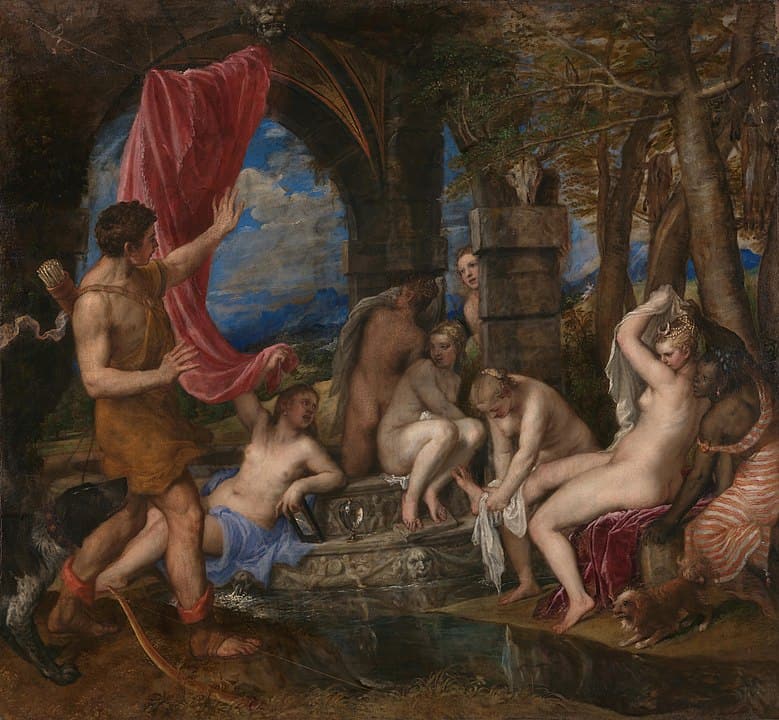 Tizian, Diana und Actaeon, ca. 1556-1559