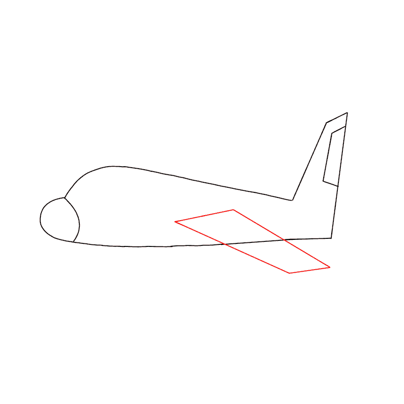 Flugzeug Tragfläche 2