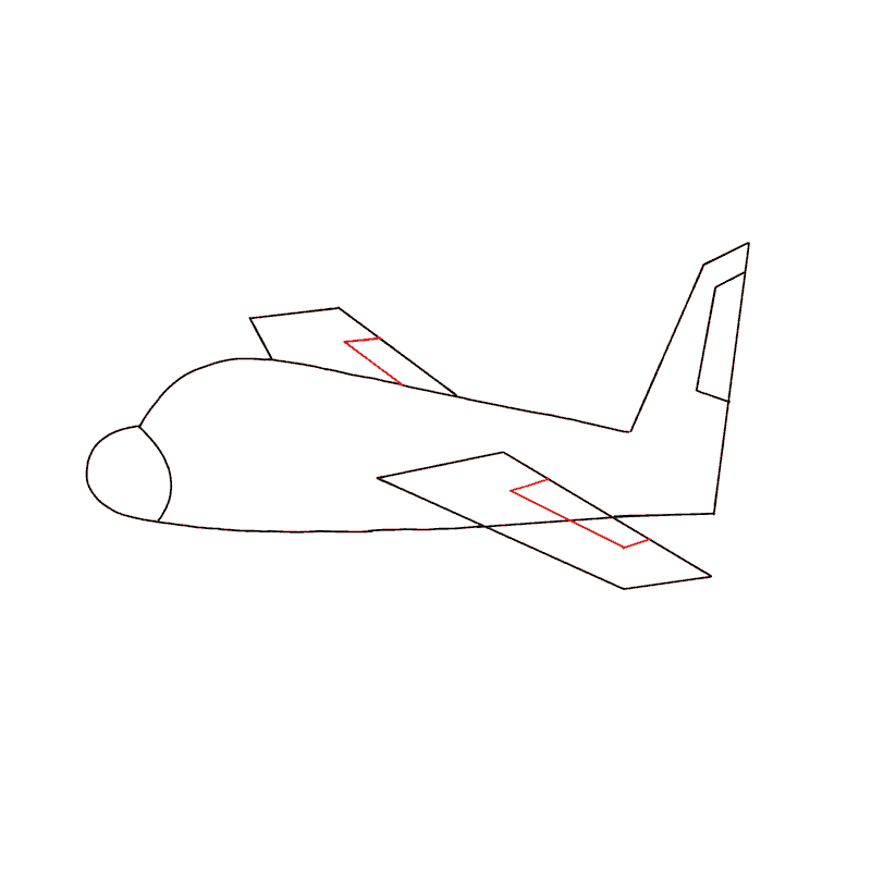 Flugzeug Tragfläche 4