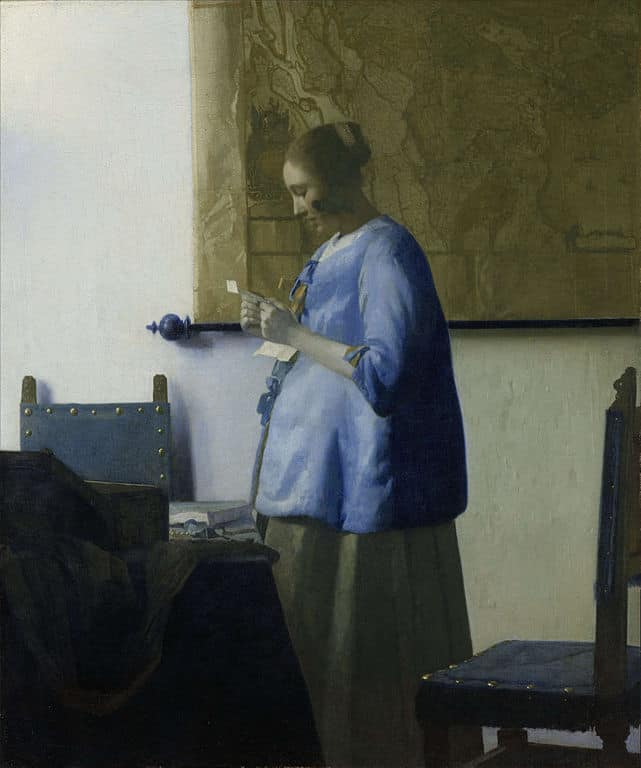 Briefleserin in Blau Vermeer