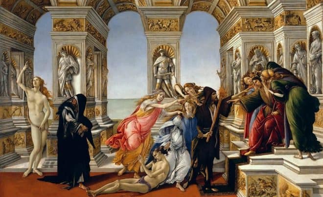 Die Verleumdung des Apelles Botticelli