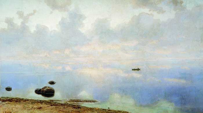 Efim Volkov, Seascape, 1895