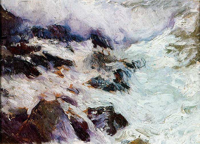 Joaquin Sorolla, Sea And Rocks - Javea, 1900