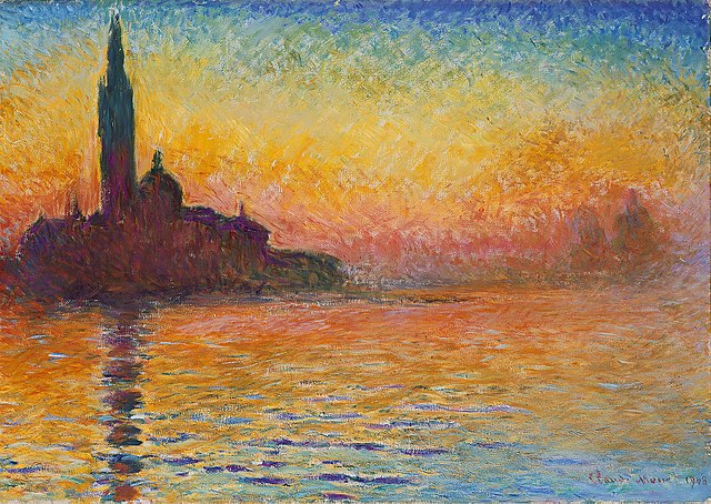 Claude Monet, San Giorgio Maggiore in der Dämmerung, 1908 - 1912