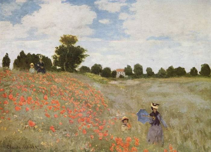 Claude Monet, Mohnblumen, 1873