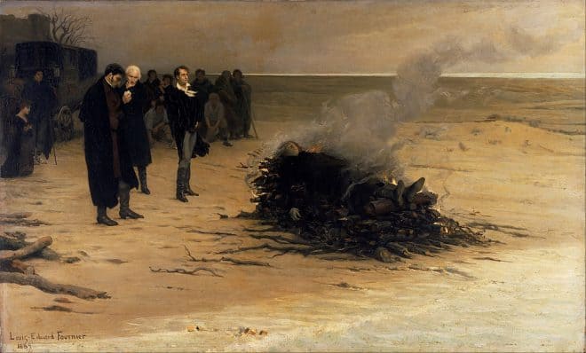 Die Beerdigung von Shelley