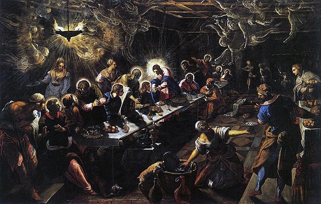 Jacopo Tintoretto, Das letzte Abendmahl, 1592–1594