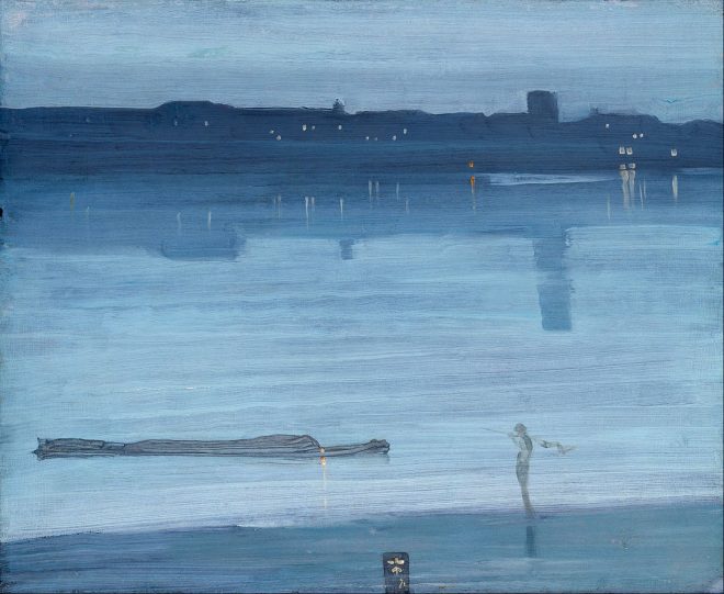 James Abbott McNeill Whistler - Nocturne- Blue and Silver - Chelsea 