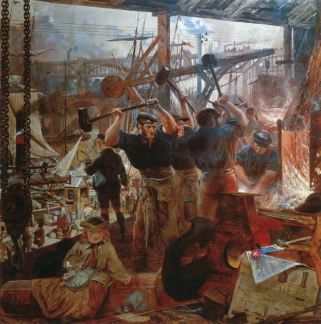 William Bell Scott, Iron and Coal, 1855–60