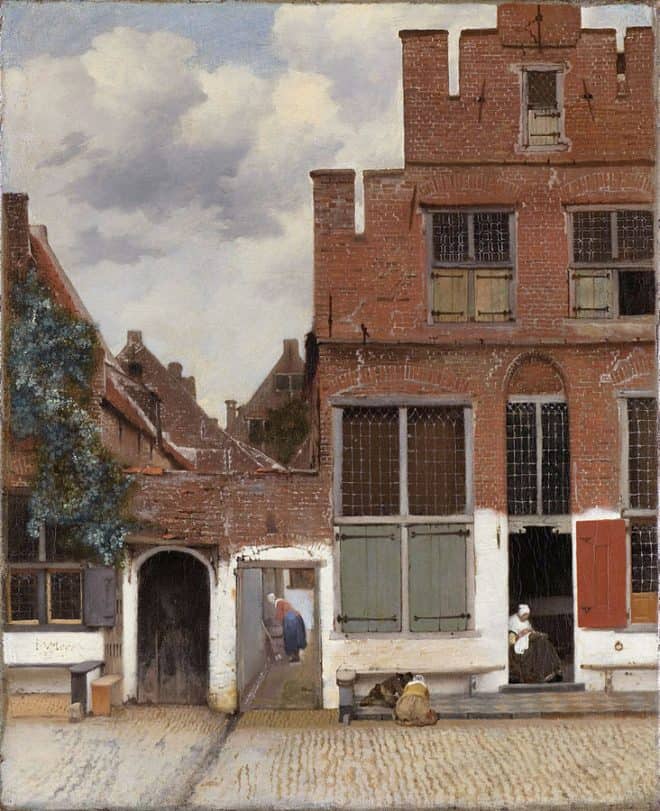 Jan Vermeer, Straße in Delft, 1657–1658
