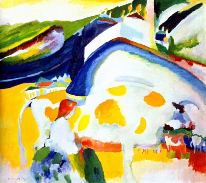 Wassily Kandinski, The Cow, 1910
