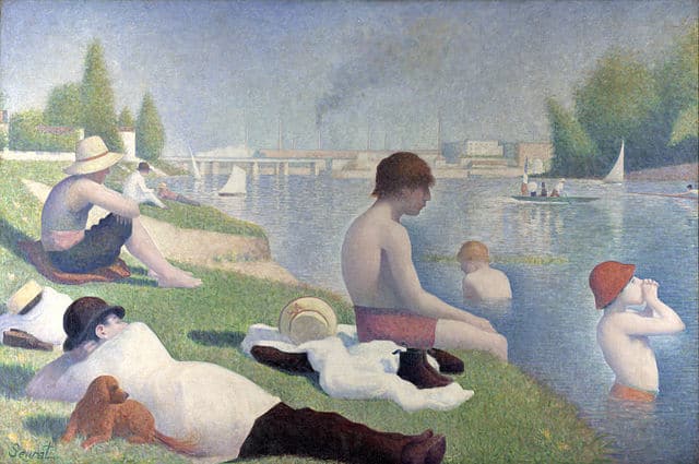 Die Badenden in AsnièresDie Badenden in Asnières Georges Seurat