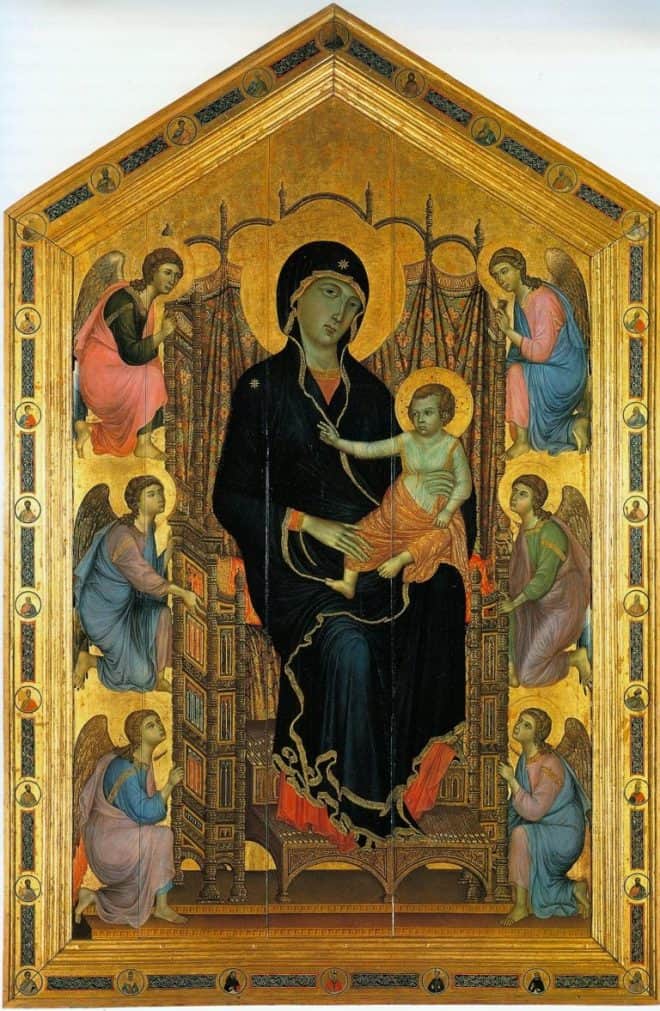 Duccio di Buoninsegna, Rucellai Madonna, 1285