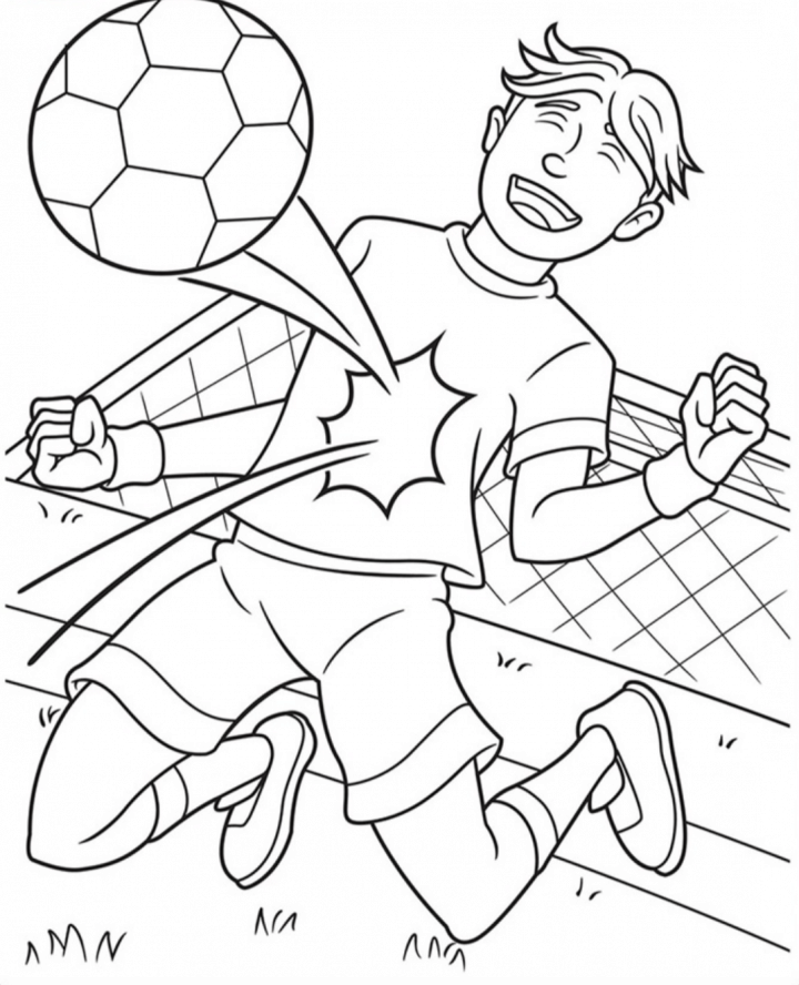 175 Ausmalbilder Fußball - Kostenlose Vorlagen mit Fußballmotiv