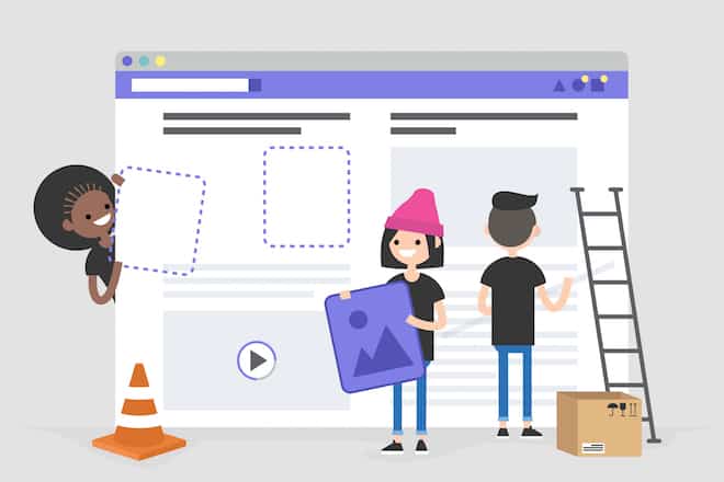 Künstler Website Hero