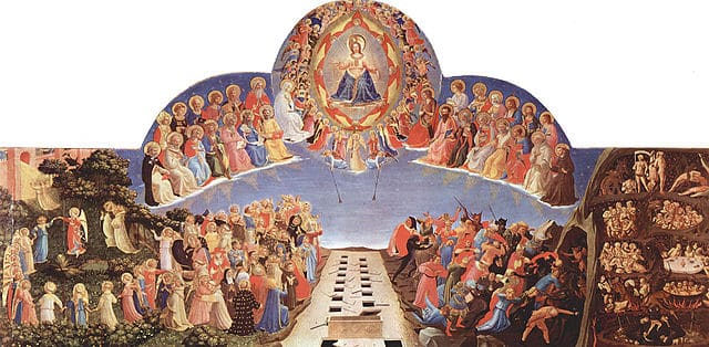 Fresko des Jüngstes Gerichtes von Fra Angelico