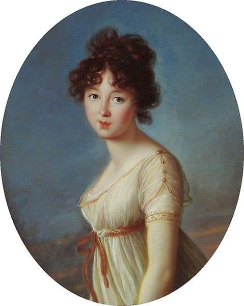 Portrait of Aniela Czartoryska nee Radziwiłł, Élisabeth Vigée-Le Brun, 1802, National Museum of Warsaw