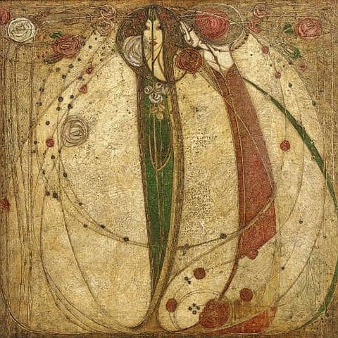 Margaret MacDonald, The White Rose And The Red Rose, 1902