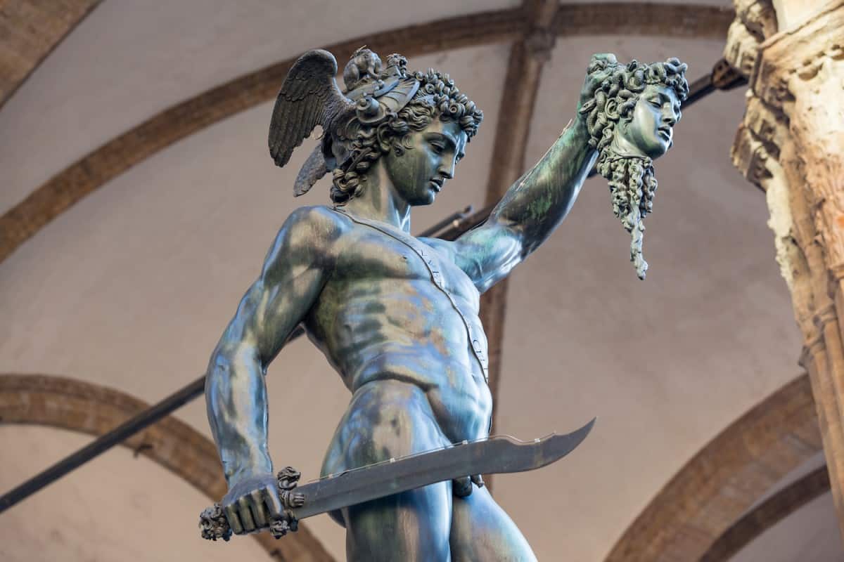 Perseus mit der Medusa Hero