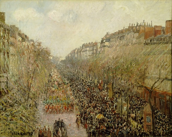Camille Pissarro, Boulevard Montmatre (Mardi Gras), 1897
