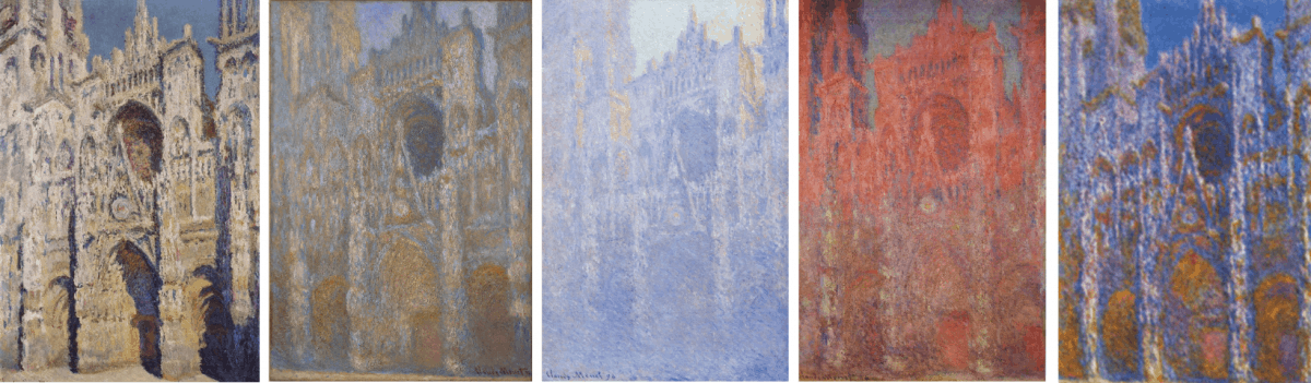 Claude Monet, Auszüge seiner 