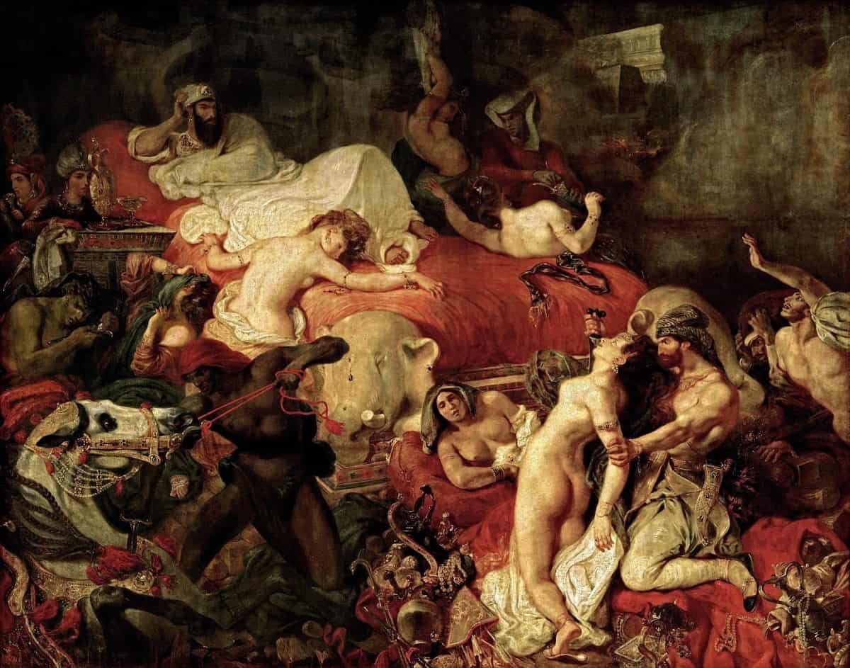 Eugène Delacroix, Der Tod des Sardanapal, 1827