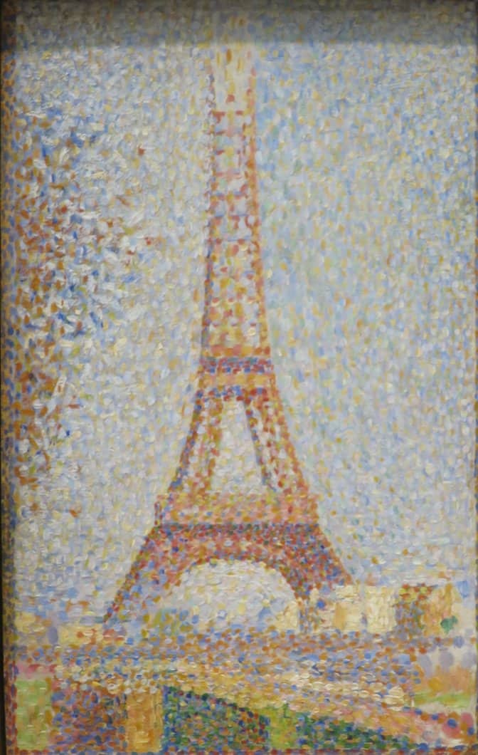 Georges Seurat, La Tour Eiffel, ca. 1889