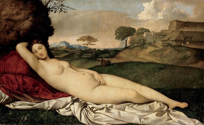 Giorgione, Schlummernde Venus, 1508/1510