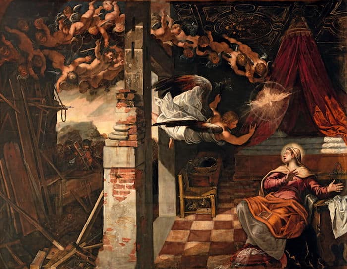 Jacopo Tintoretto, Die Verkündigung, c. 1582