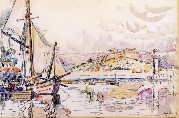 Paul Signac, Antibes, 1917