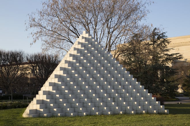 Sol LeWitt, Four Sided Pyramid, 1965
