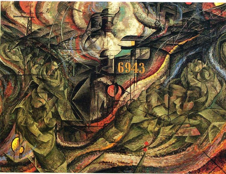 Umberto Boccioni: States of Mind I: The Farewells