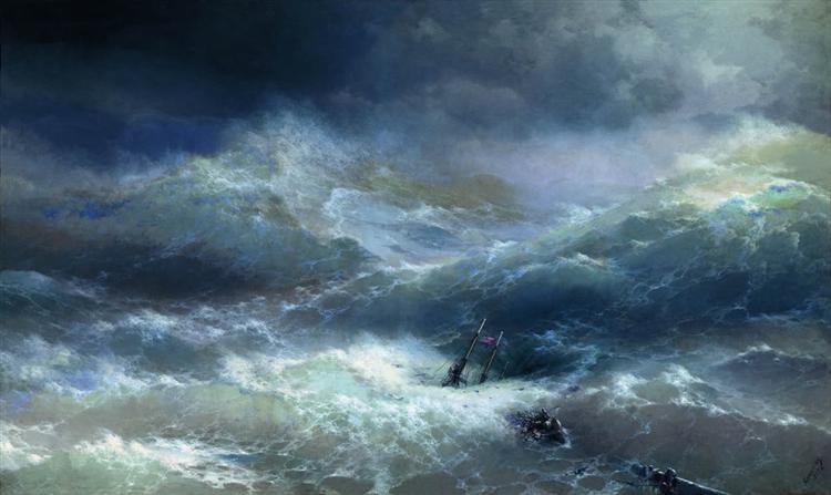 Ivan Aivazovsky, Wave, 1889
