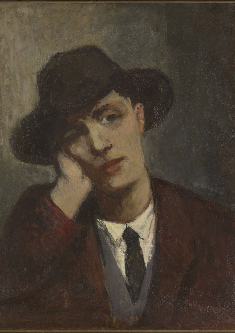 Amedeo Modigliani, Selbstbildnis, 1907