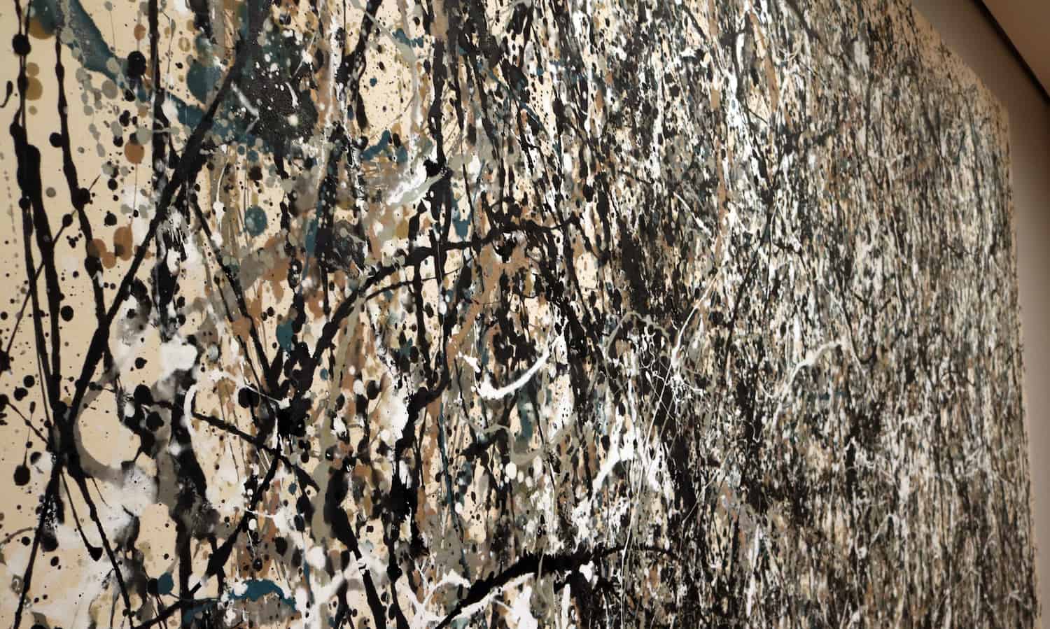 Drip Painting Titelbild Pollock