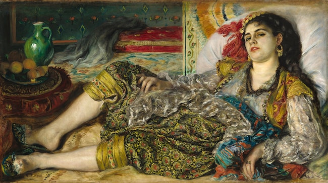 Pierre-Auguste Renoir, Odalisque, 1870Pierre-Auguste Renoir, Odalisque, 1870