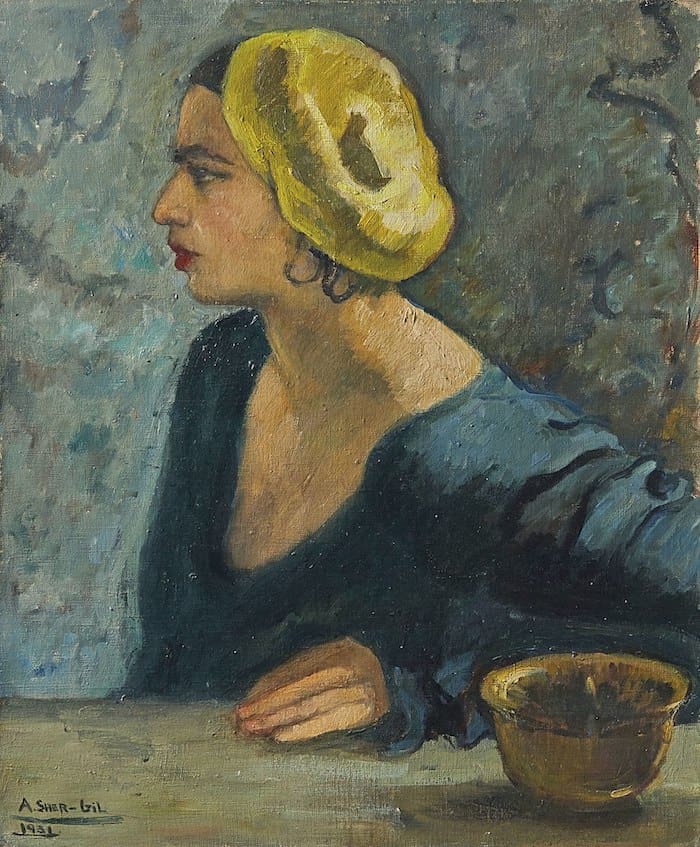 Amrita Sher-Gil, Selbstporträt (ohne Titel), 1931