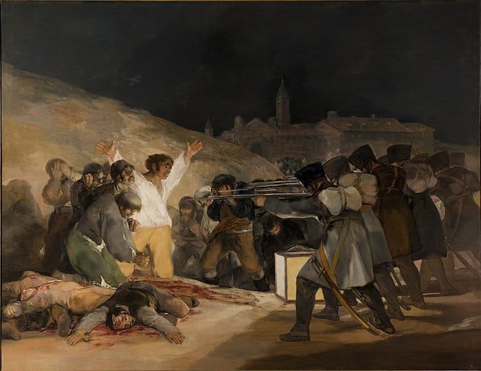 Die Erschießung der Aufständischen, 1814