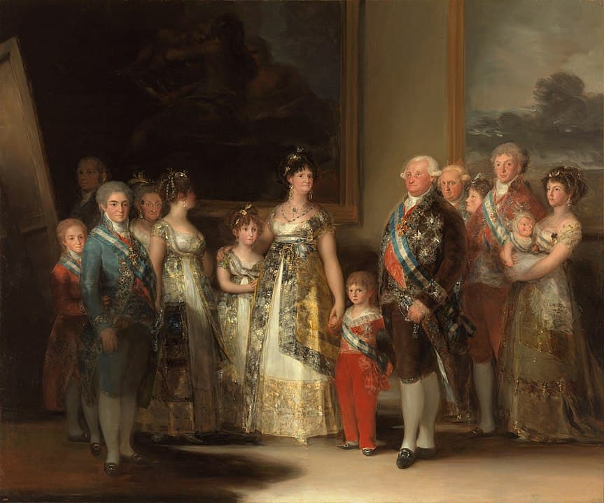 Francisco de Goya Bilder, Die Familie Karls IV., 1800 - 1801