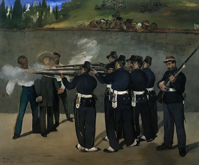 Édouard Manet, Die Erschießung des Kaisers Maximilian, 1867