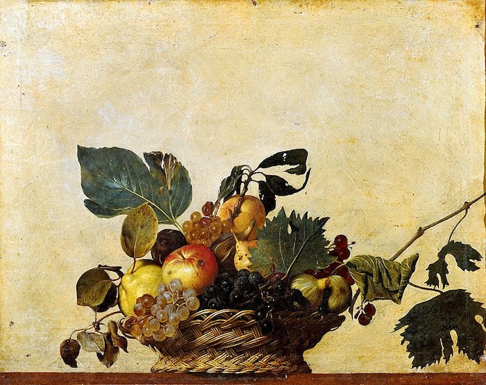 Caravaggio, Früchtekorb (1595:96)