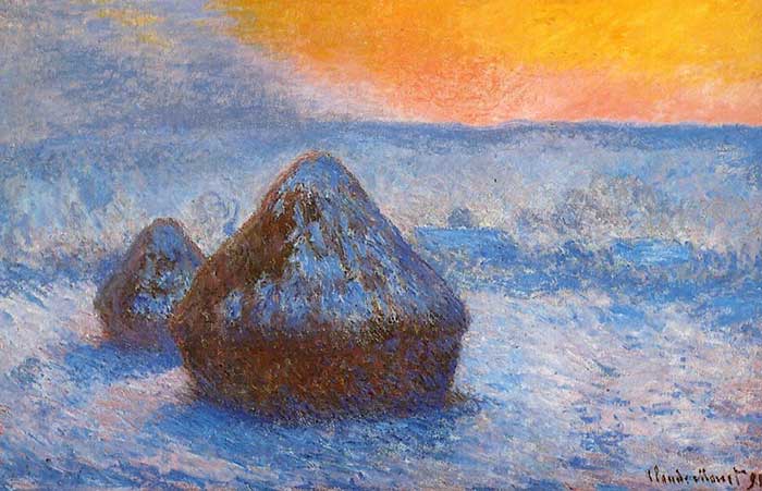Claude Monets Getreideschober