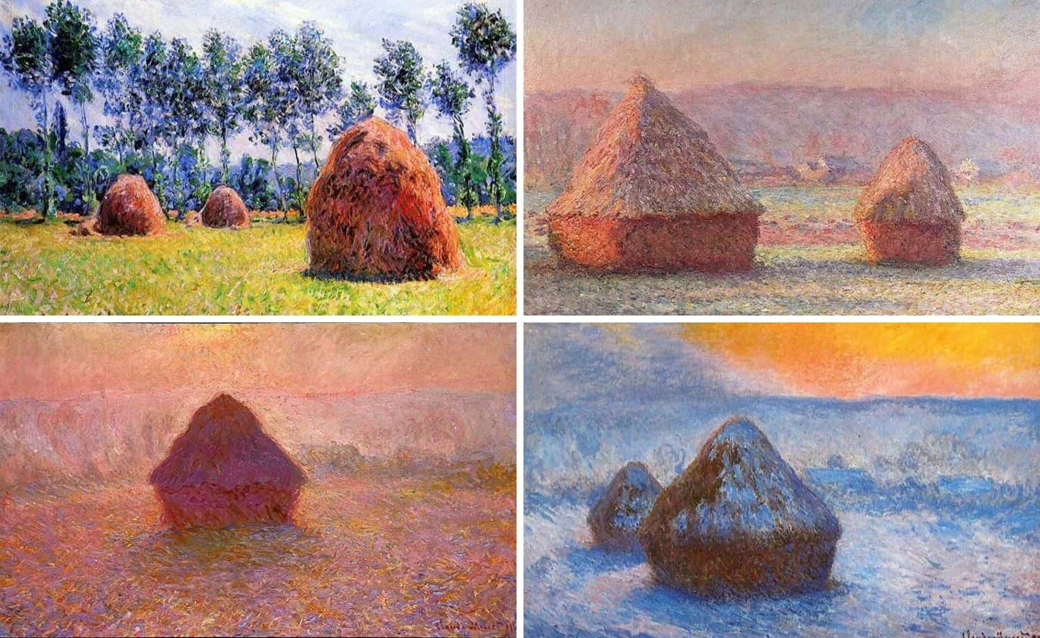 Claude Monets Heuhaufen Titelbild