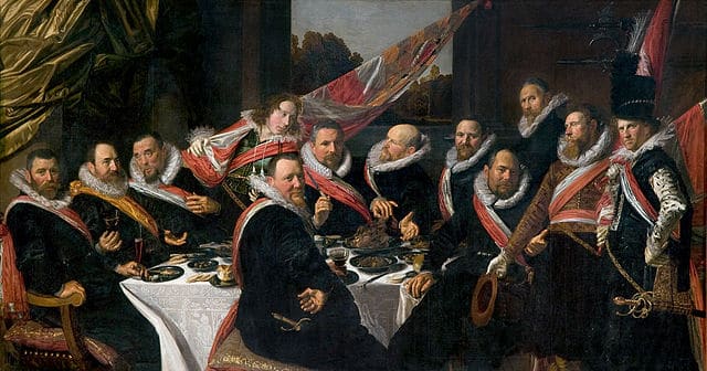 Frans Hals, Festmahl der Offiziere der Sankt Georgs-Schützengilde, 1616