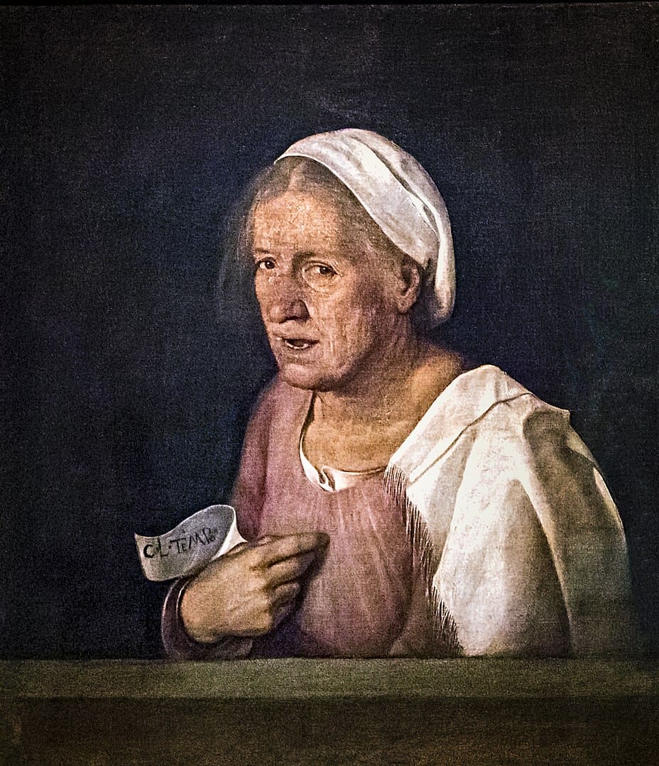 Giorgione, Bildnis einer alten Frau