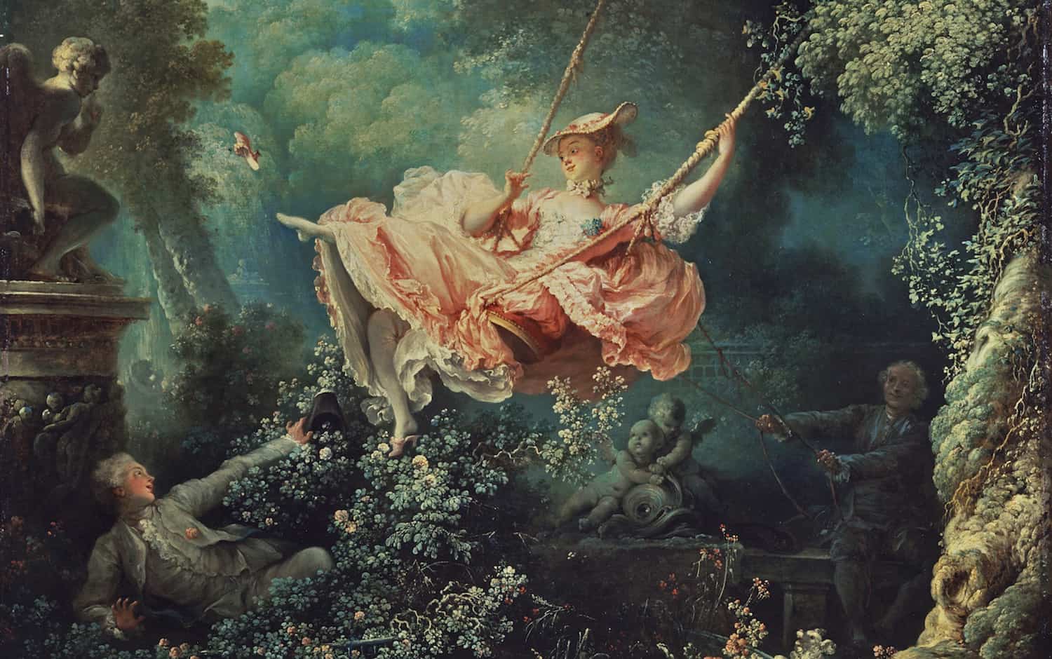 Jean-Honoré Fragonard, Die Schaukel, Zuschnitt