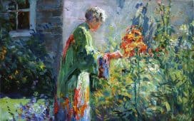 Matilda Browne, In the Garden, 1915