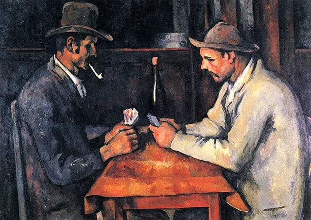 Paul Cézanne, Die Kartenspieler, 1892-93, Privatsammlung