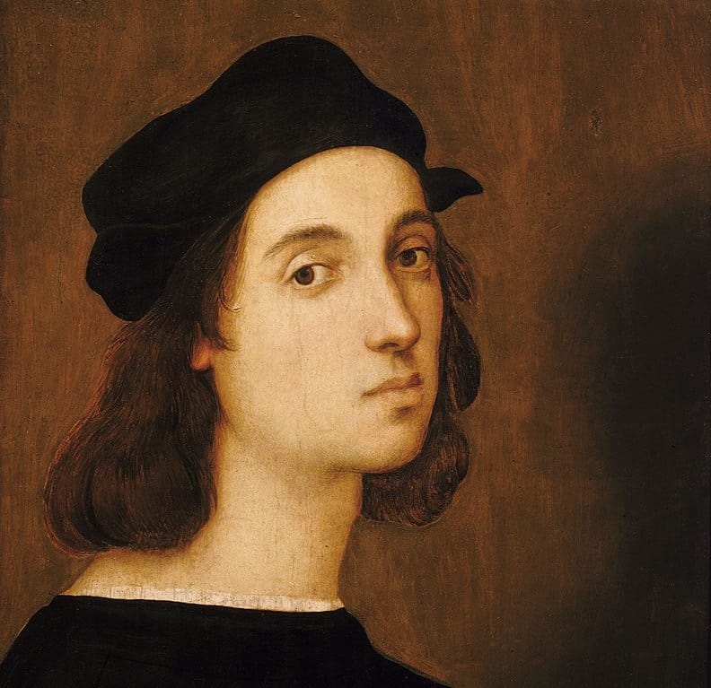 Selbstporträt Raffaels, 1506, Uffizien